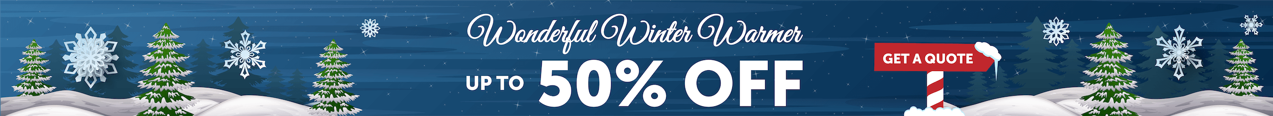 2023 Winter Sale - up to 50% off