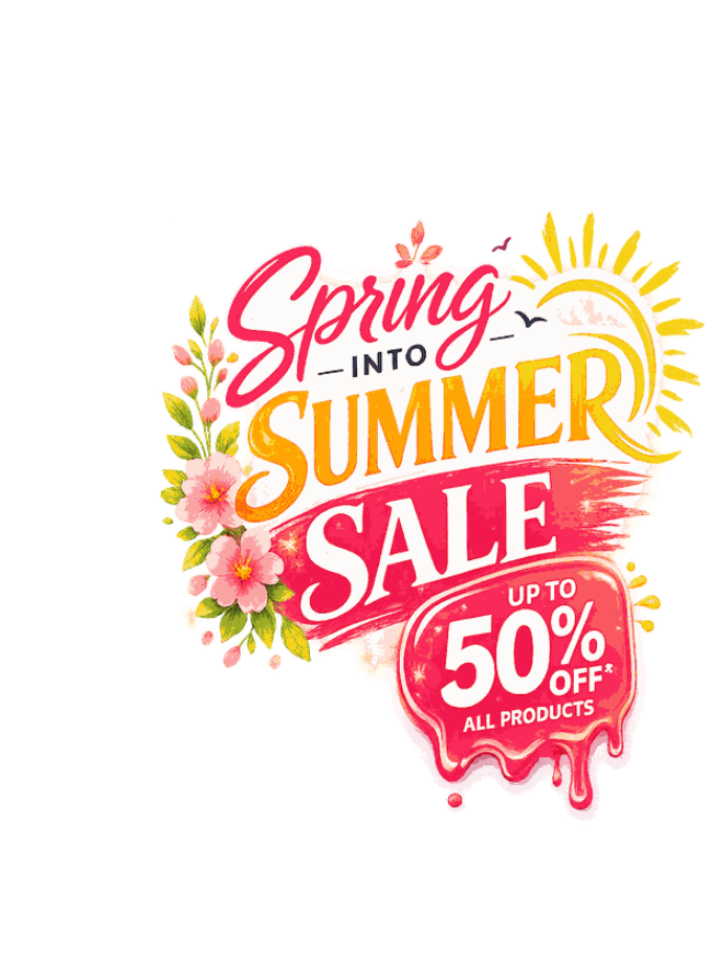 Up to 50% off all products