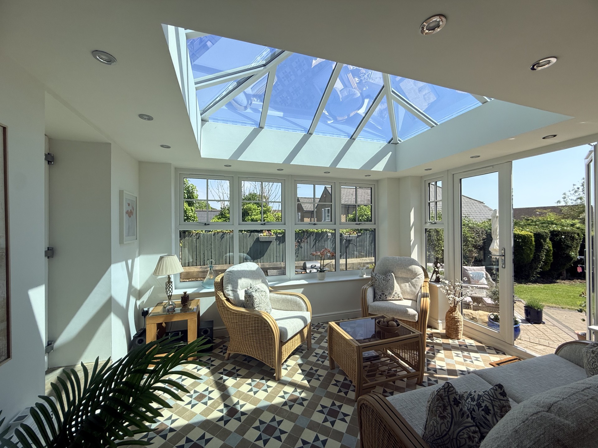 Project Spotlight: Stunning Pebble Grey Hybrid Orangery Complements Period Stone Home